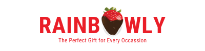 rainbowly fresh fruit arrangements logo