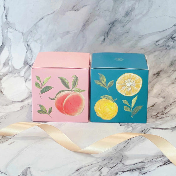Premium Artisanal Tea Gift Set Box of 2 (Individual sachet) - Rainbowly Fresh Fruit Gift and Flower Arrangments