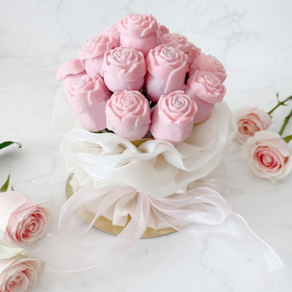 Valentines Day Special - Berry Roses- Edible Rose Bouquet