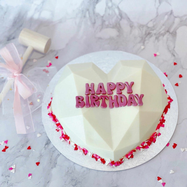 Chocolate Pinata Cake Heart (Smashable Cake Alternative) - Rainbowly Fresh Fruit Gift and Flower Arrangments