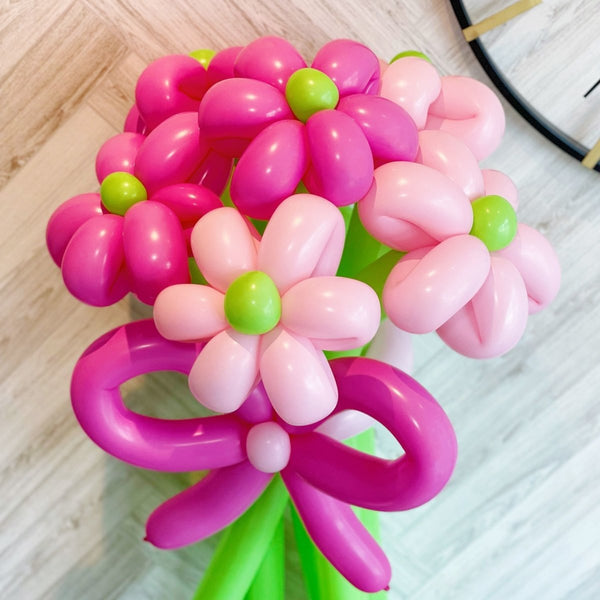 Elegant Classic Balloon Flower Bouquet (Large Size) - Rainbowly Fresh Fruit Gift and Flower Arrangments