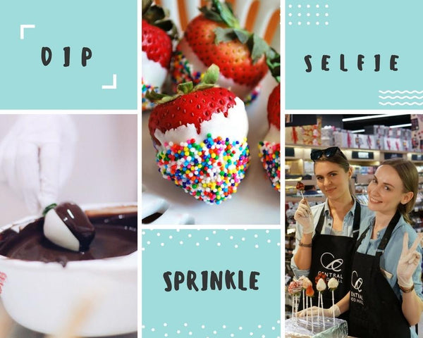 Fruit Dip Decoration Workshop for Kids - Rainbowly Fresh Fruit Gift and Flower Arrangments