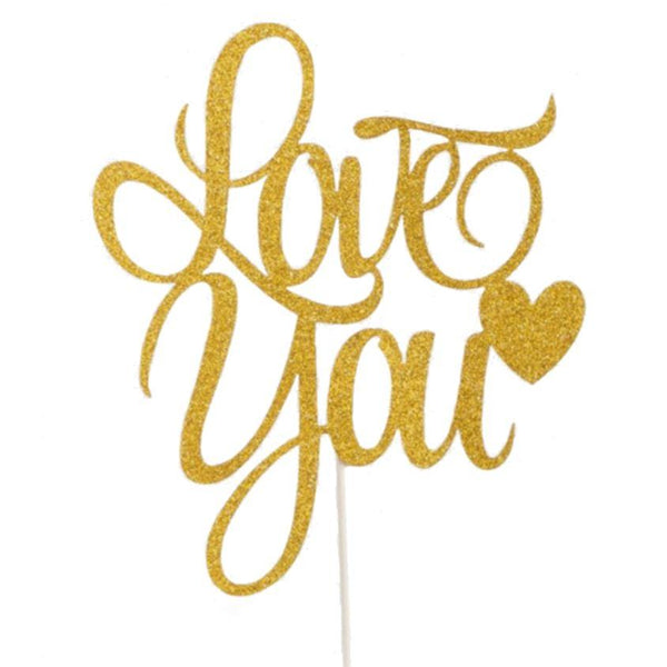 Love Artpaper Gold Topper - Rainbowly Fresh Fruit Gift and Flower Arrangments