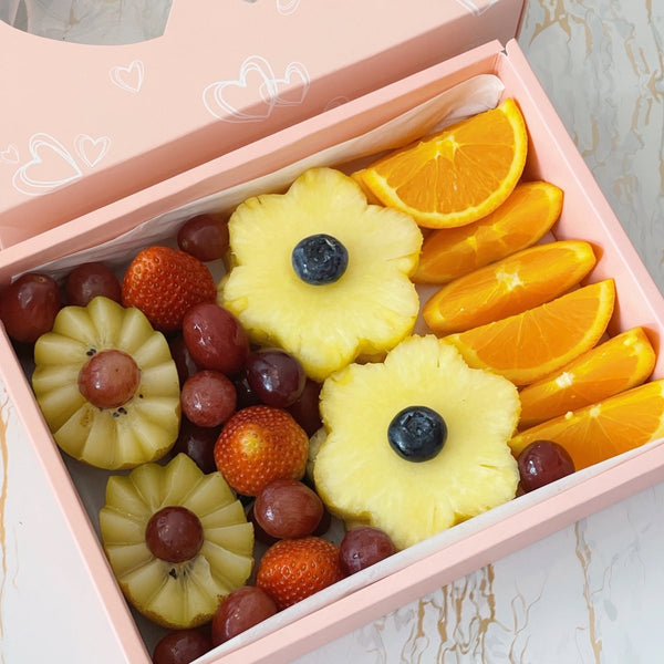 Surprise Fruit Platter / Fruit Box Gift (Omakase Style) - Rainbowly Fresh Fruit Gift and Flower Arrangments