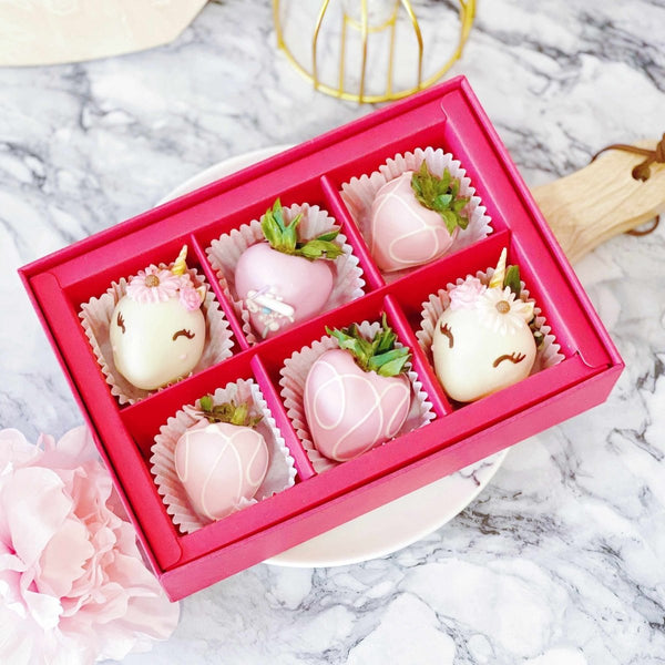 Decadent Chocolate Covered Strawberries Gift Box