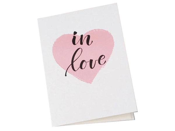 Valentines' Day Pink Gold Foil Mini Gift Card - Rainbowly Fresh Fruit Gift and Flower Arrangments